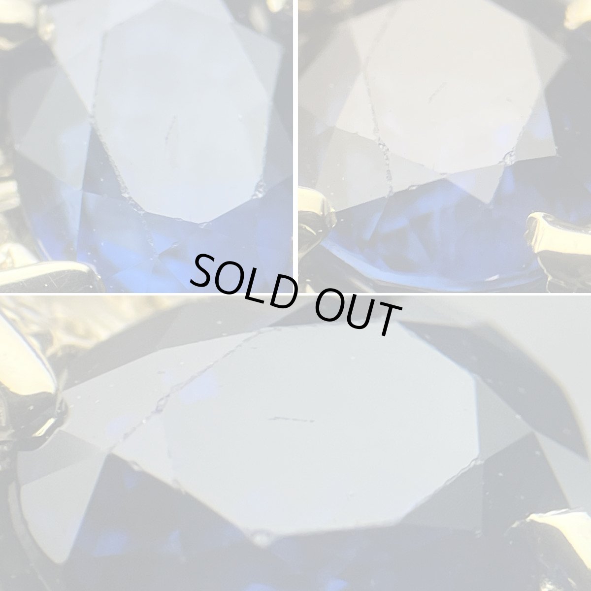 画像5: K18サファイアダイヤモンドリング S0.74 D0.55 5.2g #11 (5)