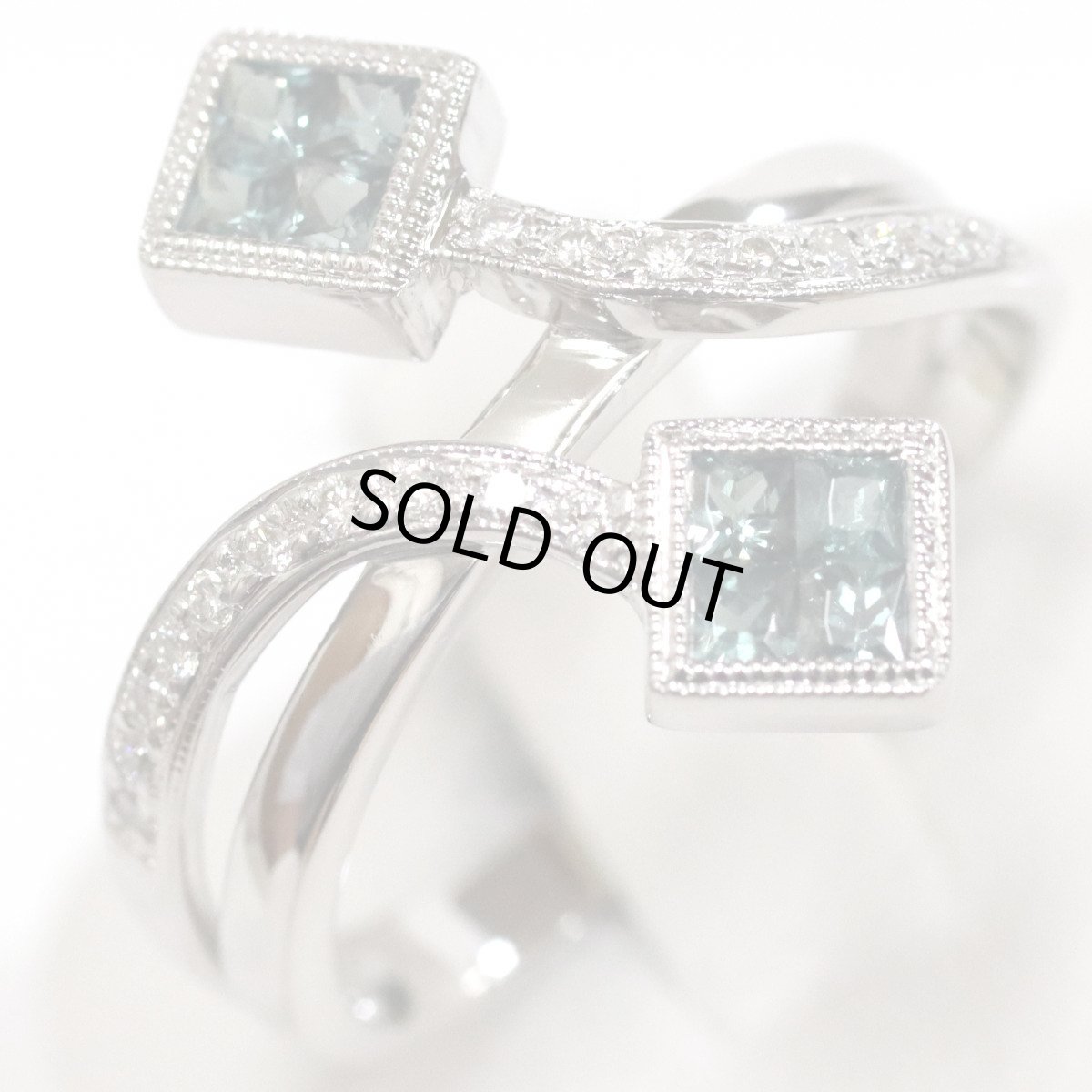 画像4: 750カラーチェンジガーネットダイヤモンドリング G0.63 D0.12 4.5g #13 (4)