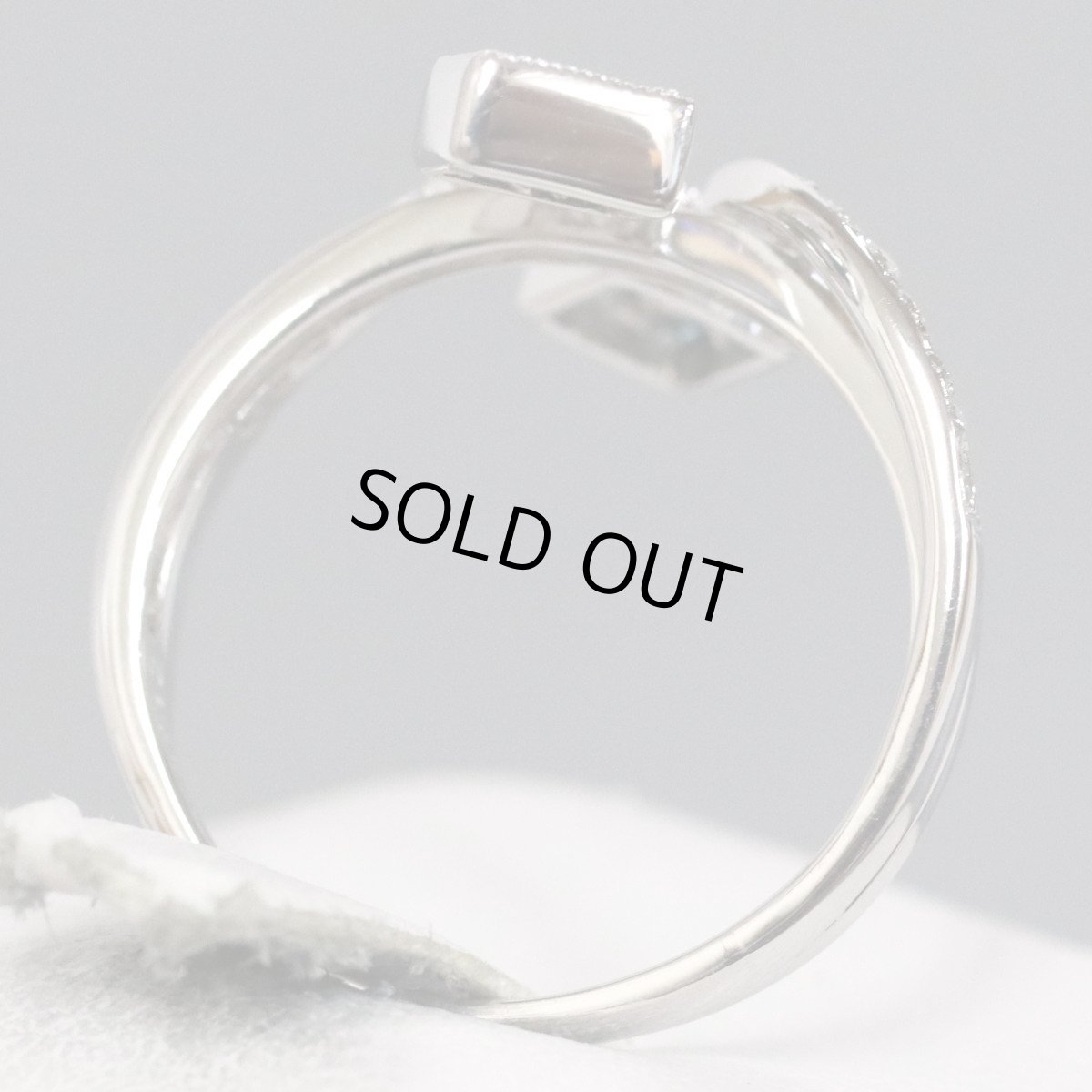 画像5: 750カラーチェンジガーネットダイヤモンドリング G0.63 D0.12 4.5g #13 (5)