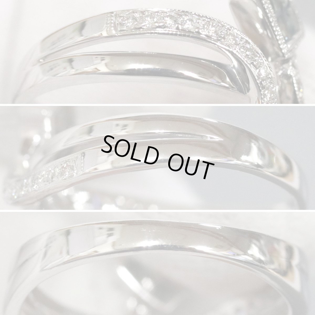 画像6: 750カラーチェンジガーネットダイヤモンドリング G0.63 D0.12 4.5g #13 (6)