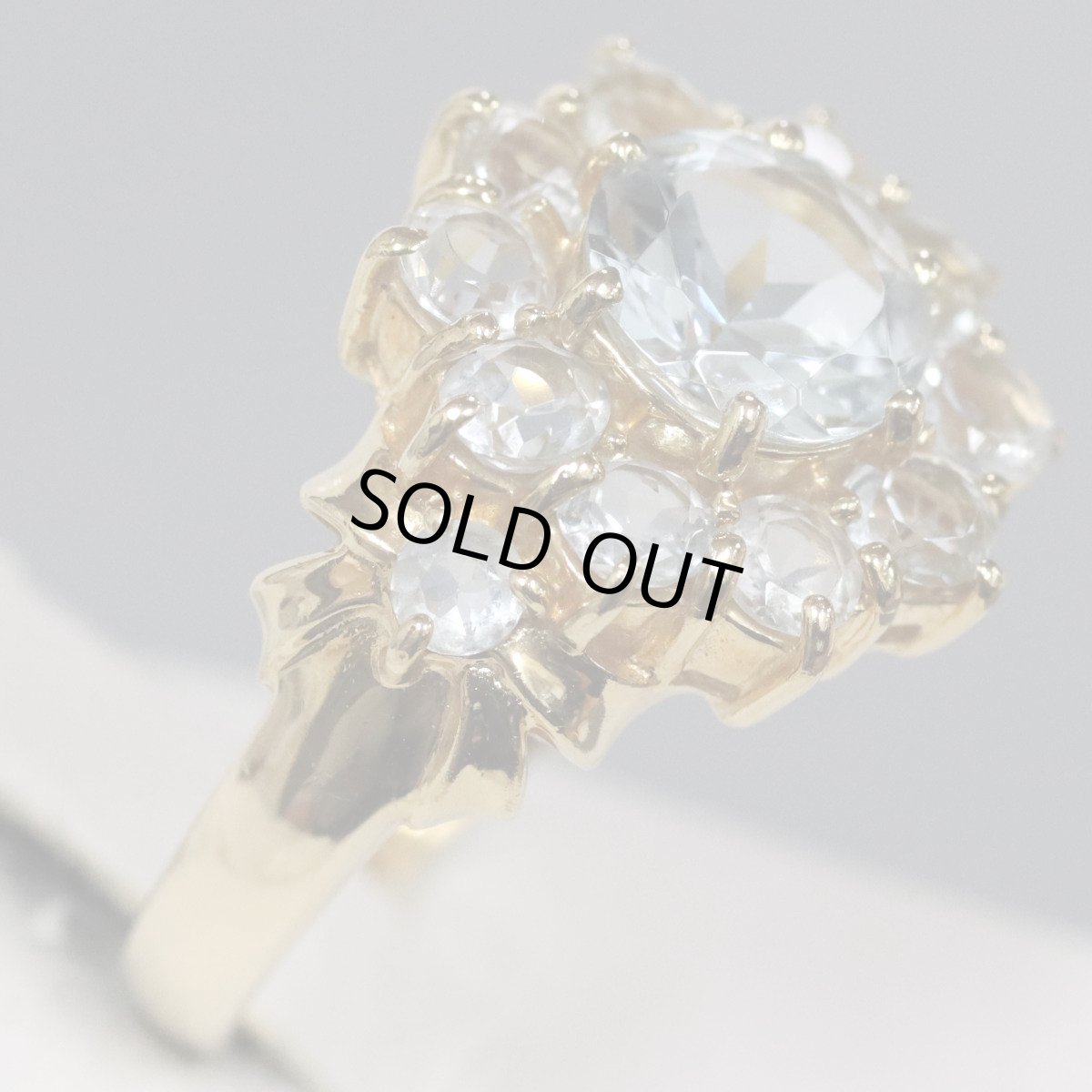 画像3: K18アクアマリンリング 4.8g #11 (3)