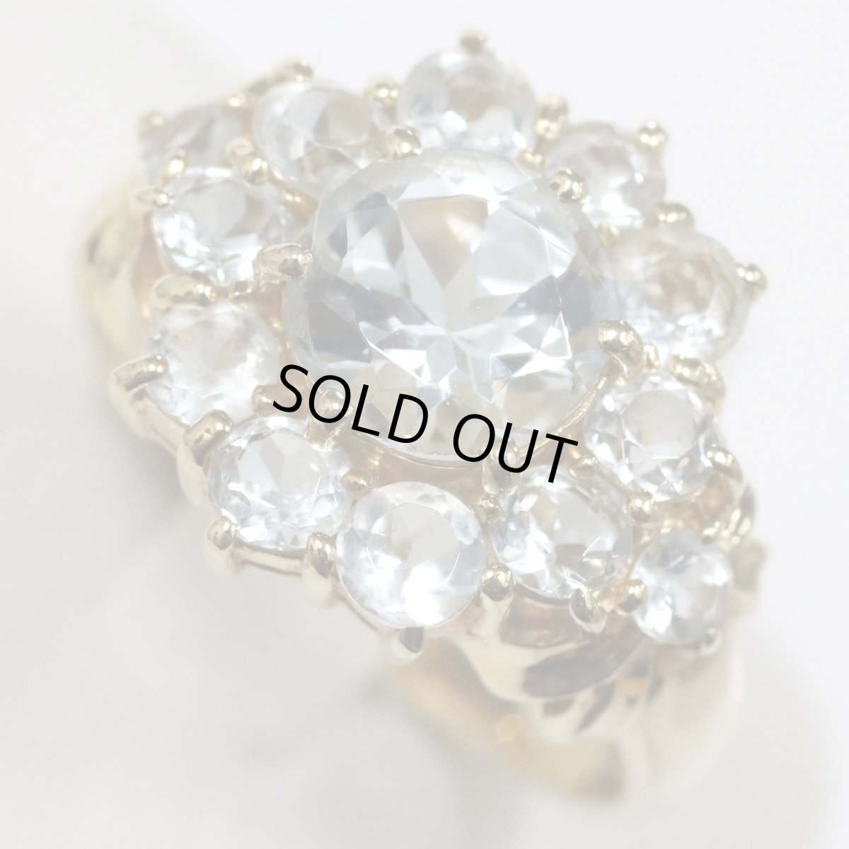 画像4: K18アクアマリンリング 4.8g #11 (4)