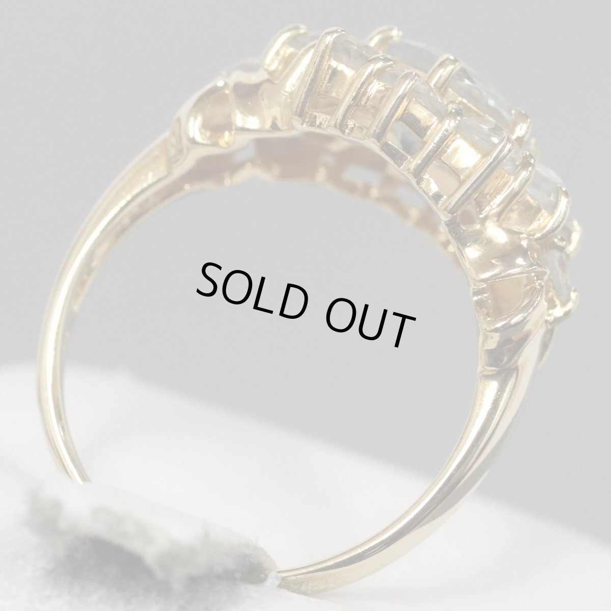 画像5: K18アクアマリンリング 4.8g #11 (5)