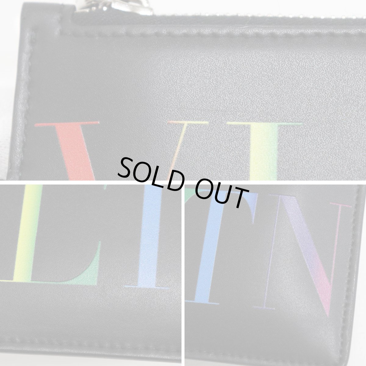 画像2: ヴァレンティノ・ガラヴァーニ ストラップ カードケース(VY2P0R61KCC)レインボーロゴ (2)