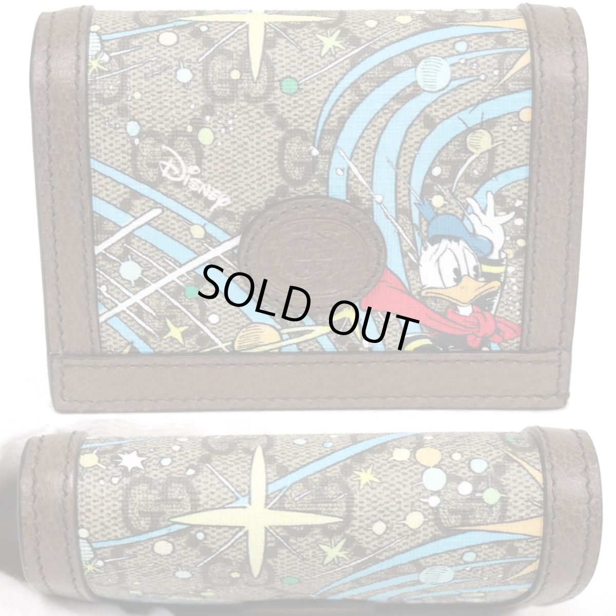 画像2: グッチ コンパクトウォレット(648121)ディズニーコラボ ドナルドダック (2)