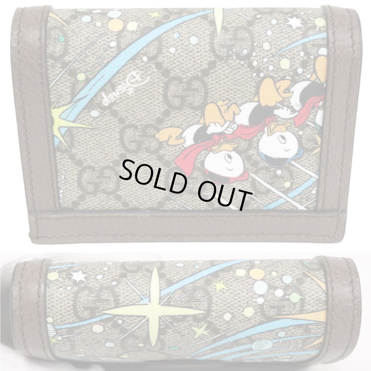 画像3: グッチ コンパクトウォレット(648121)ディズニーコラボ ドナルドダック (3)