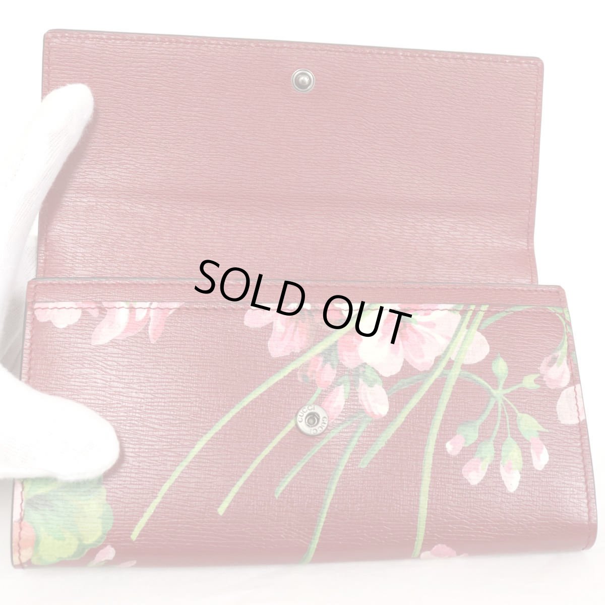 画像5: グッチ ブルームス コンチネンタルウォレット(410100) (5)