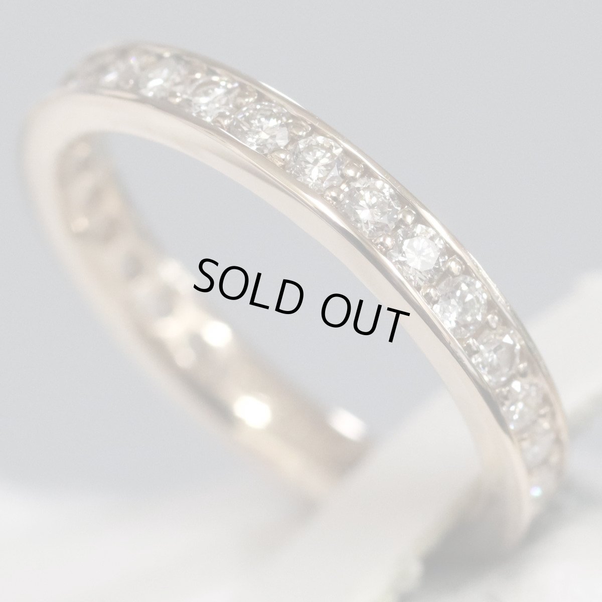 画像3: K18PGダイヤモンドリング フルエタニティリング D0.75 2.9g #11 (3)