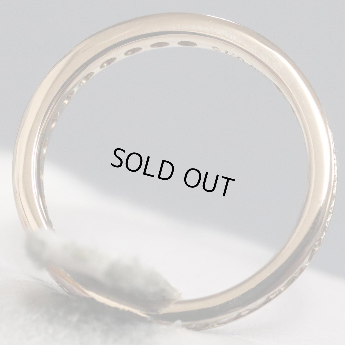 画像5: K18PGダイヤモンドリング フルエタニティリング D0.75 2.9g #11 (5)