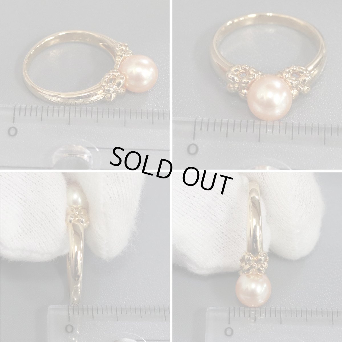 画像8: タサキ K18パールリング 3.8g #10.5 (8)