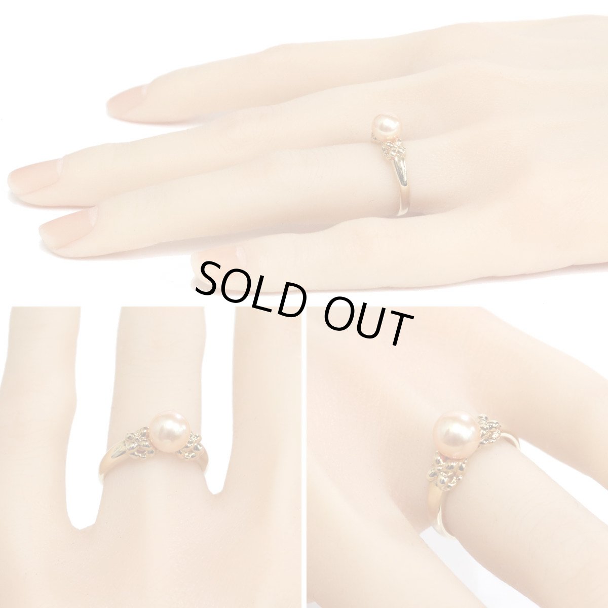 画像9: タサキ K18パールリング 3.8g #10.5 (9)