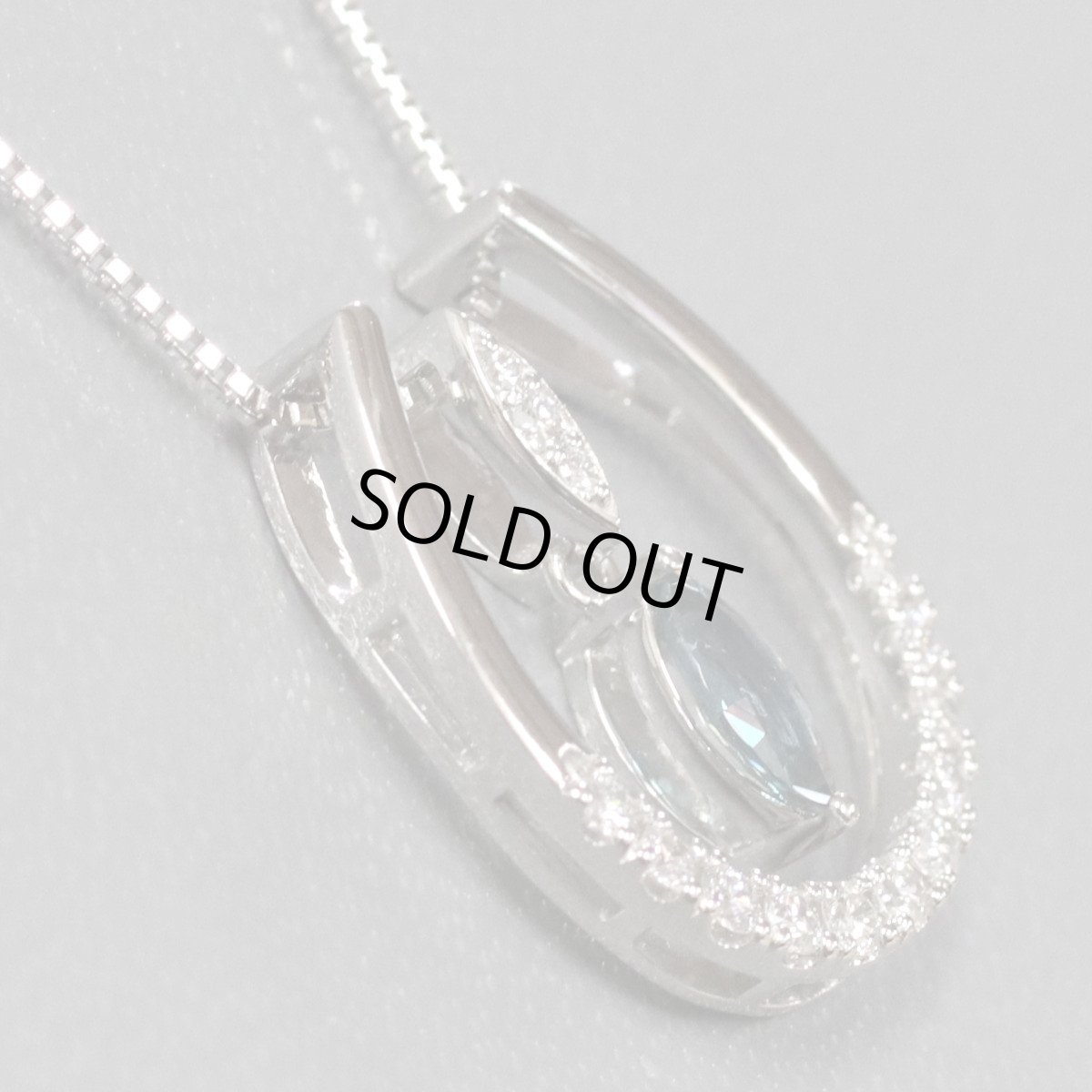 画像3: Pt950/850アレキサンドライトダイヤモンドペンダント A0.26 D0.02 D0.17 6.2g (3)