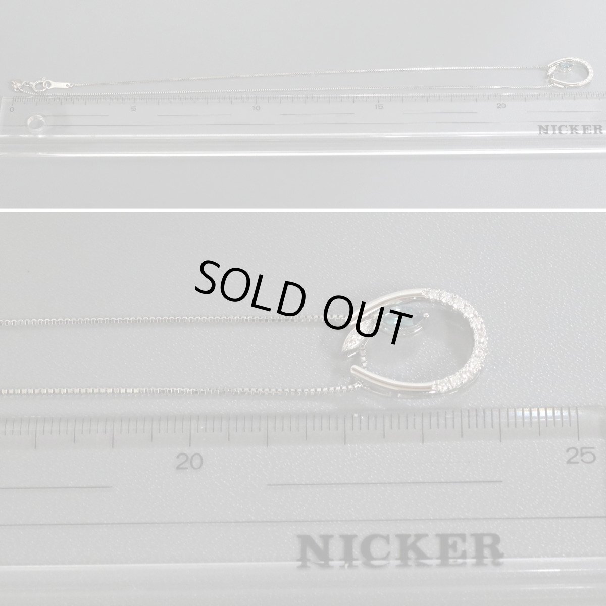 画像9: Pt950/850アレキサンドライトダイヤモンドペンダント A0.26 D0.02 D0.17 6.2g (9)