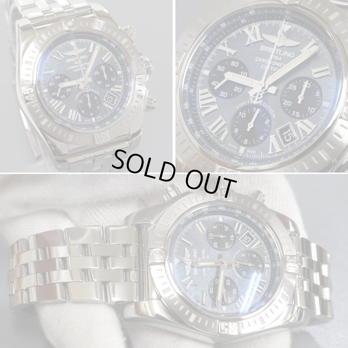 画像2: クロノマット JSP ローマン インデックス ブラック マザー オブ パール リミテッド(AB01153A1B1A1) (2)