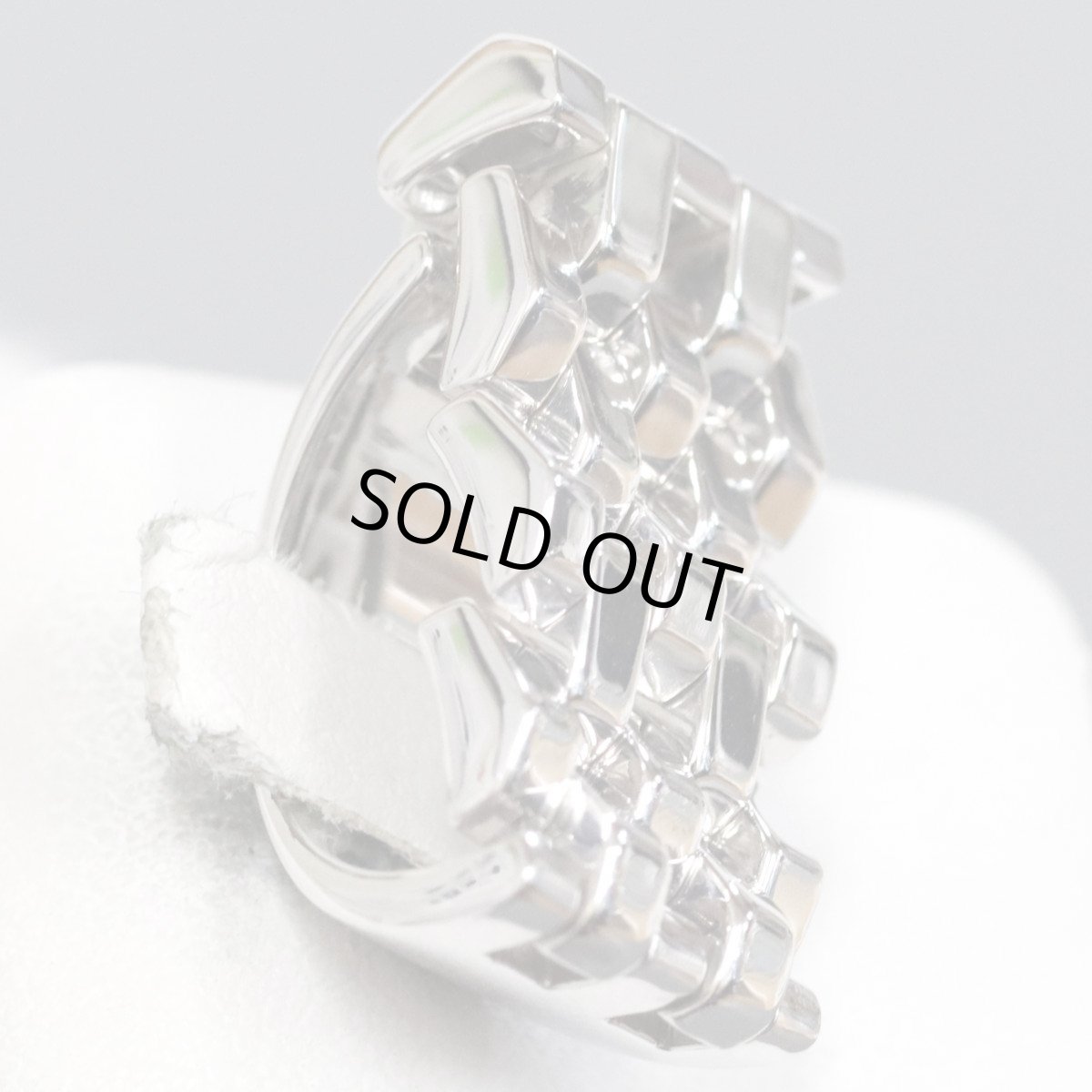 画像4: キメント 750リング 時計のベルトモチーフ 14.1g #10.5 (4)