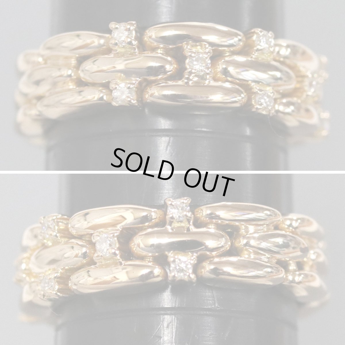 画像4: ヨンドシー K18ダイヤモンドリング 9.1g #12.5 (4)