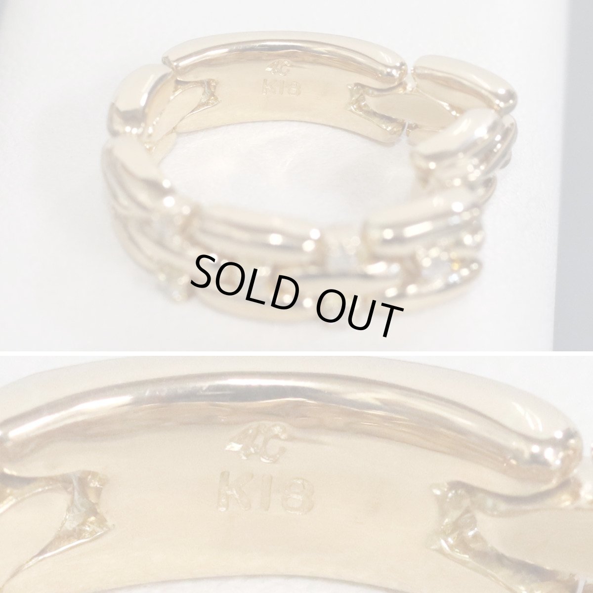 画像6: ヨンドシー K18ダイヤモンドリング 9.1g #12.5 (6)