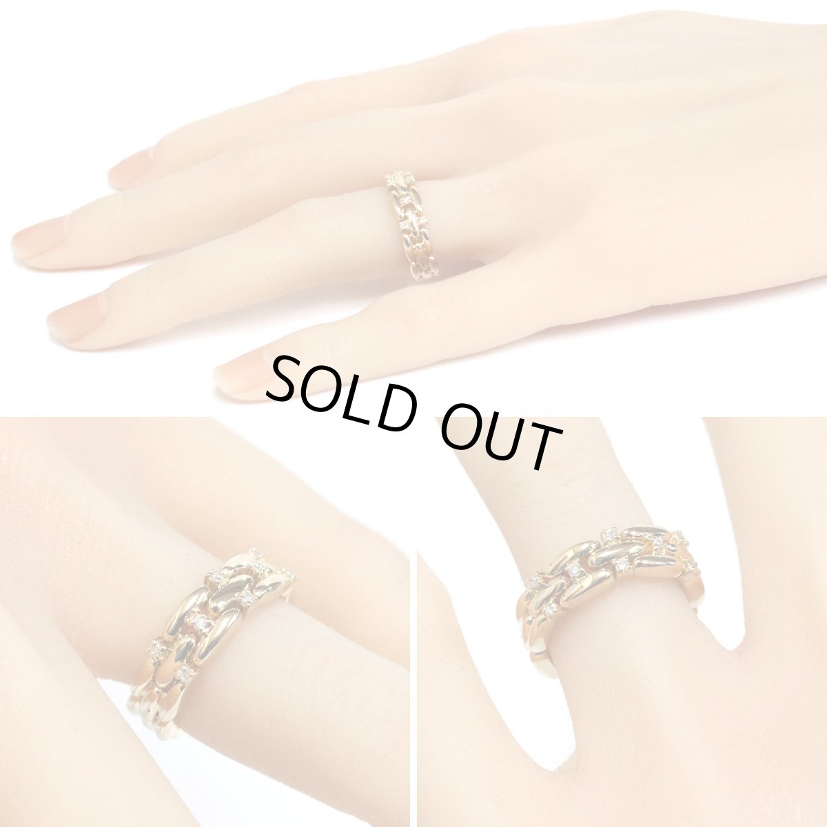 画像9: ヨンドシー K18ダイヤモンドリング 9.1g #12.5 (9)