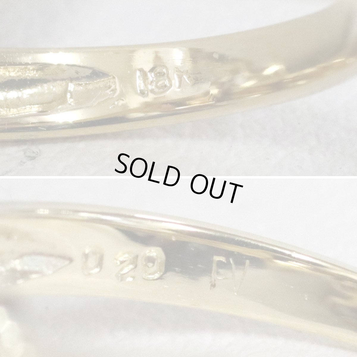 画像6: ポンテヴェキオ 18Kダイヤモンドリング ベアーモチーフ D0.20 4.3g #7 (6)