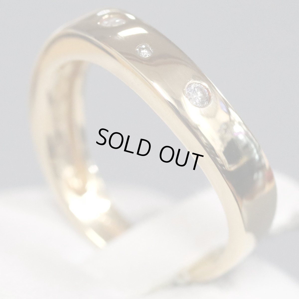 画像2: ヴァンドーム K18ダイヤモンドリング 3.5g #11.5 (2)