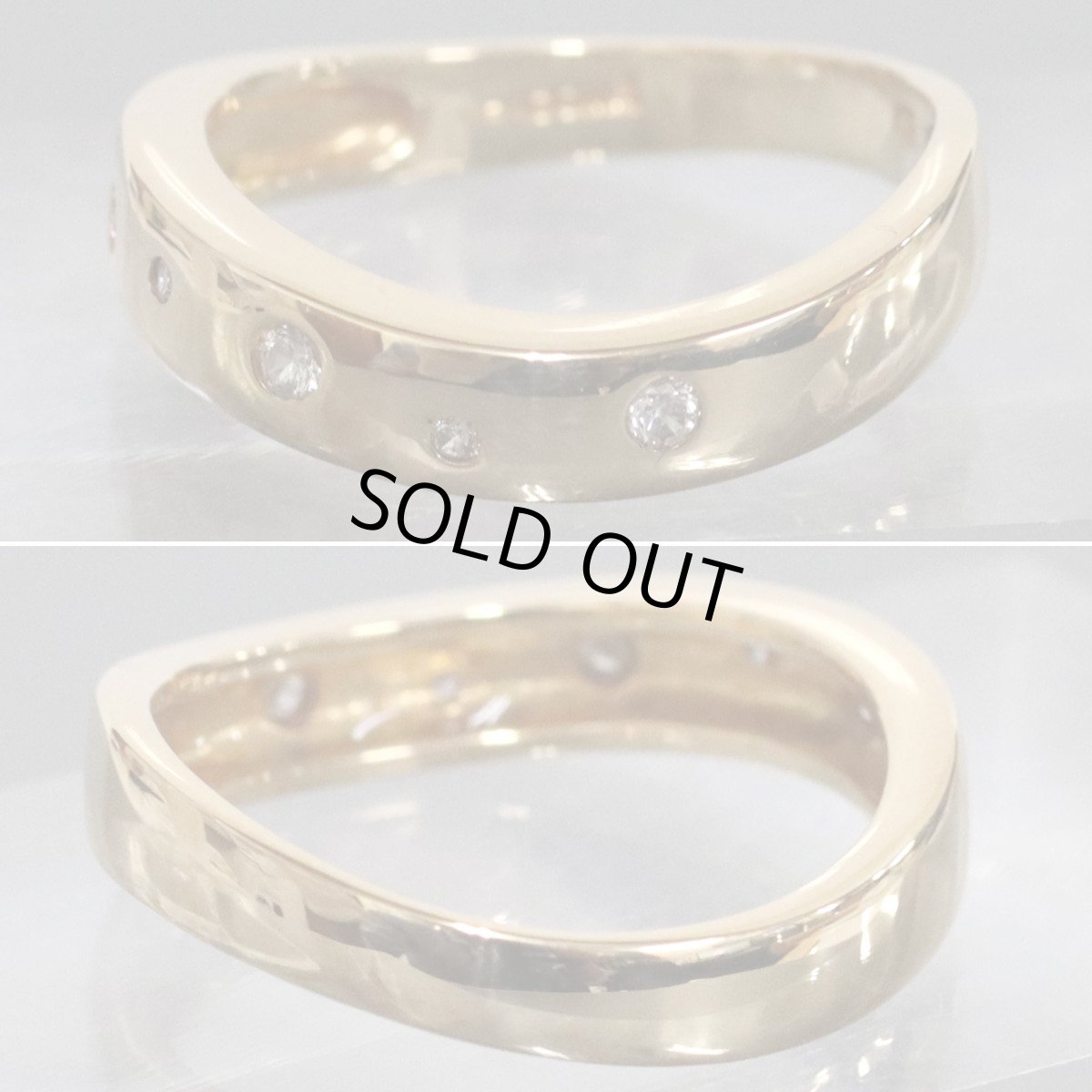 画像5: ヴァンドーム K18ダイヤモンドリング 3.5g #11.5 (5)