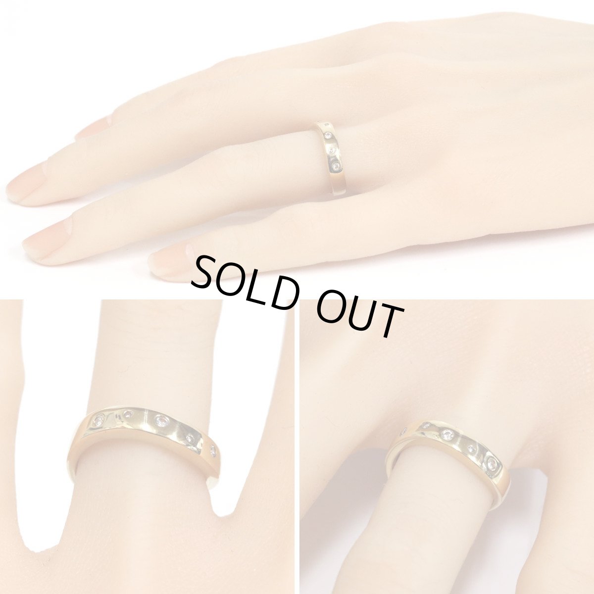 画像9: ヴァンドーム K18ダイヤモンドリング 3.5g #11.5 (9)