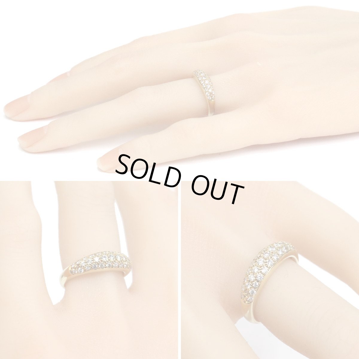 画像10: タサキ K18ダイヤモンドリング D0.43 4.0g #11 (10)