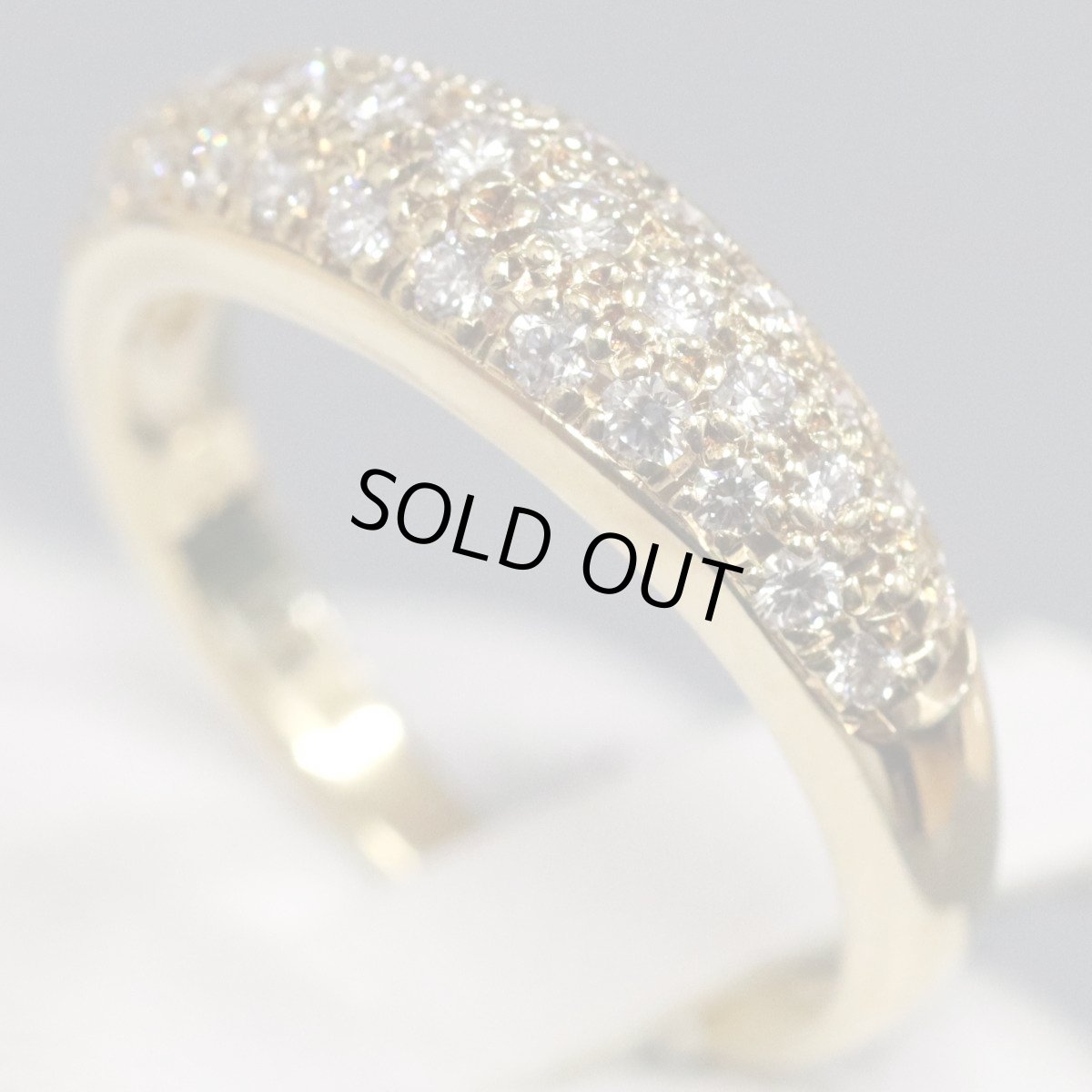 画像2: タサキ K18ダイヤモンドリング D0.43 4.0g #11 (2)