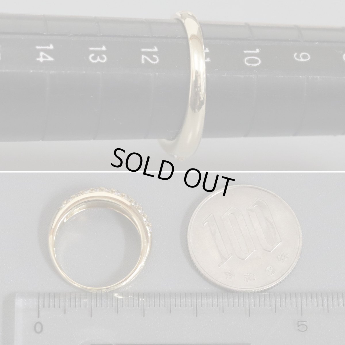 画像8: タサキ K18ダイヤモンドリング D0.43 4.0g #11 (8)