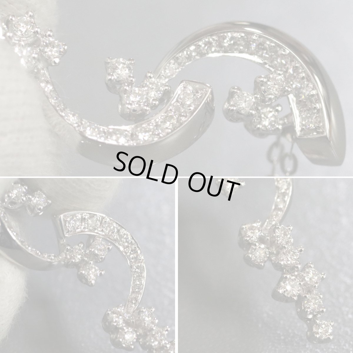 画像4: ダルラーゴ 750ダイヤモンドネックレス D0.48 5.9g 40cm 保証書 (4)