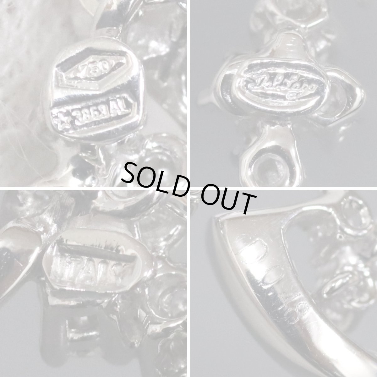 画像6: ダルラーゴ 750ダイヤモンドネックレス D0.48 5.9g 40cm 保証書 (6)