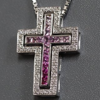 9211円 【13-31-2】K18WG ルビー0.33ct ダイヤモンド0.03ct