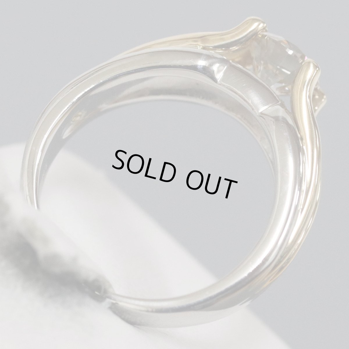 画像6: Pt900/K18ブラウンダイヤモンドリング D1.071 D0.05 9.3g #11 ソーティング (6)