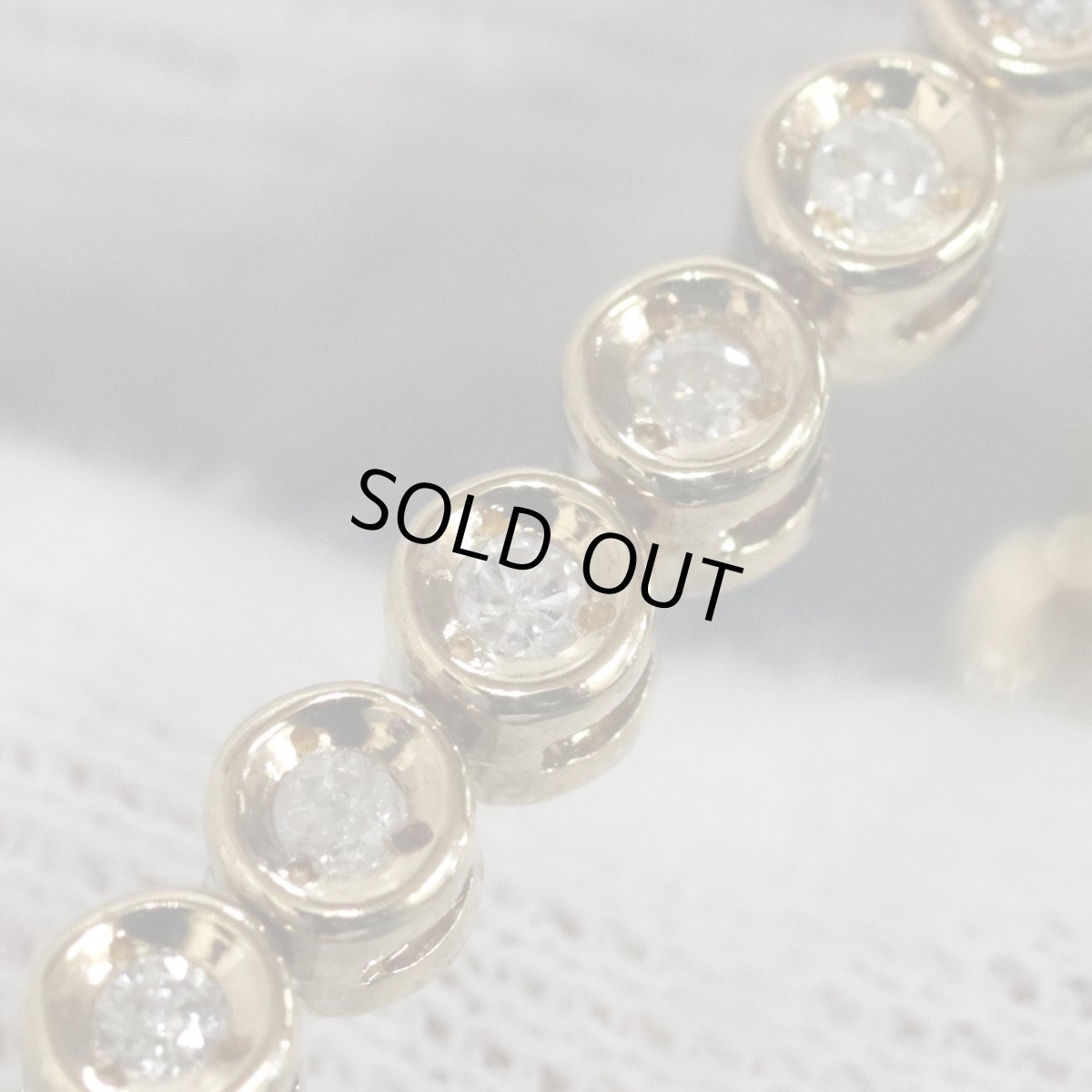 画像3: K18テニスブレスレット ダイヤモンド D1.02 10.8g (3)