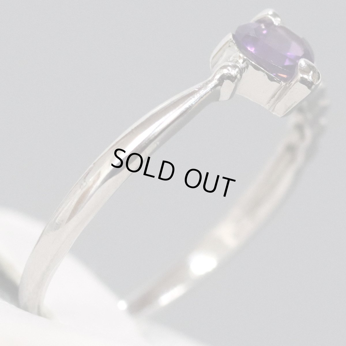 画像4: Pt900アメジストリング 1.3g #8 (4)