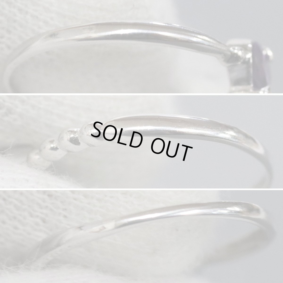 画像6: Pt900アメジストリング 1.3g #8 (6)