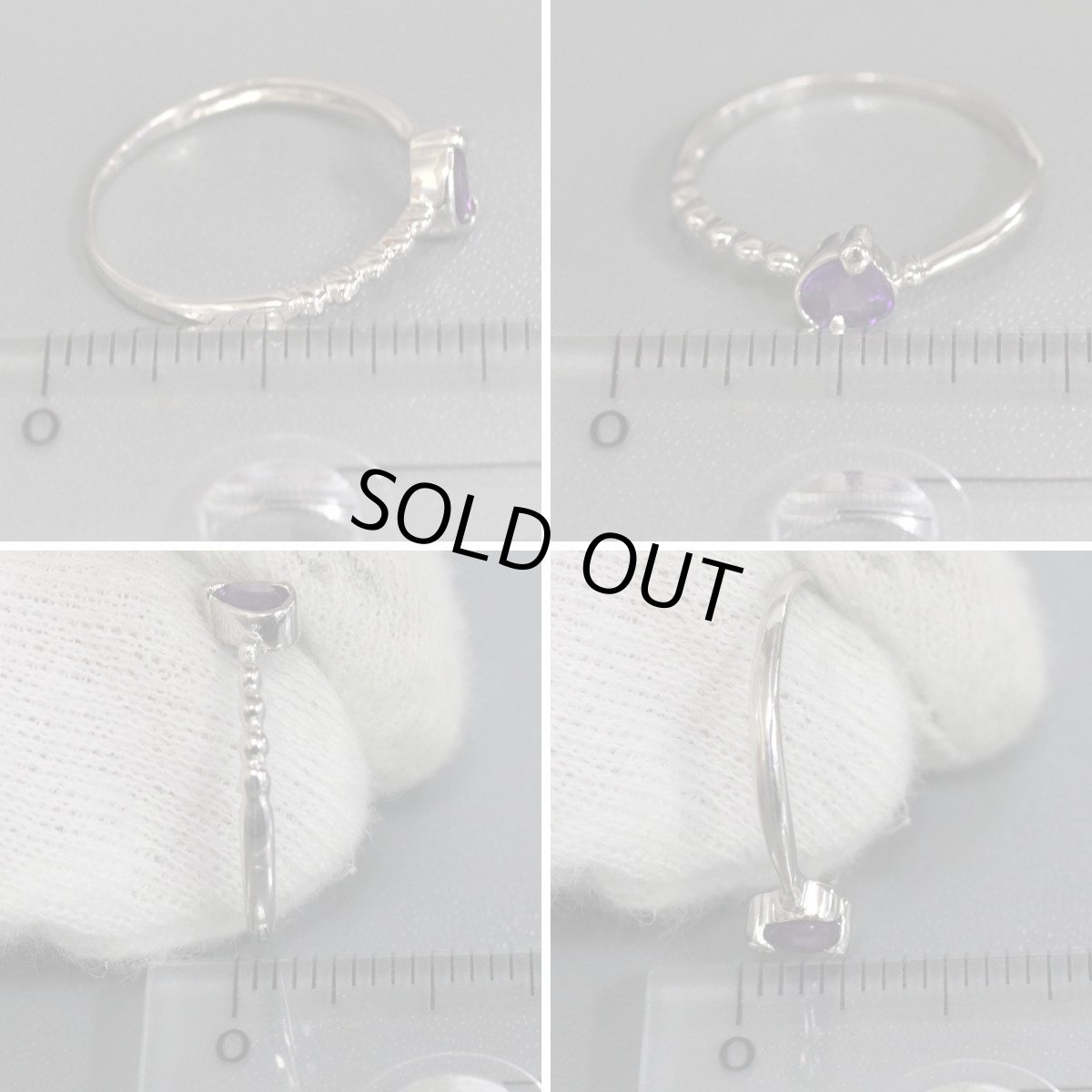 画像9: Pt900アメジストリング 1.3g #8 (9)