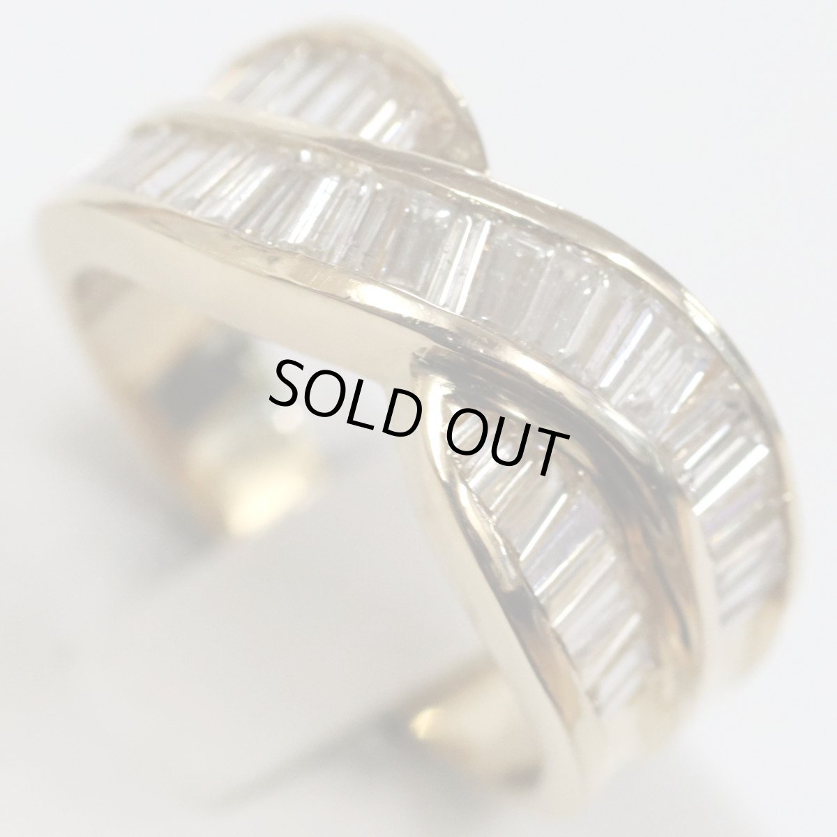 画像3: K18ダイヤモンドリング D1.00 6.2g #11 (3)