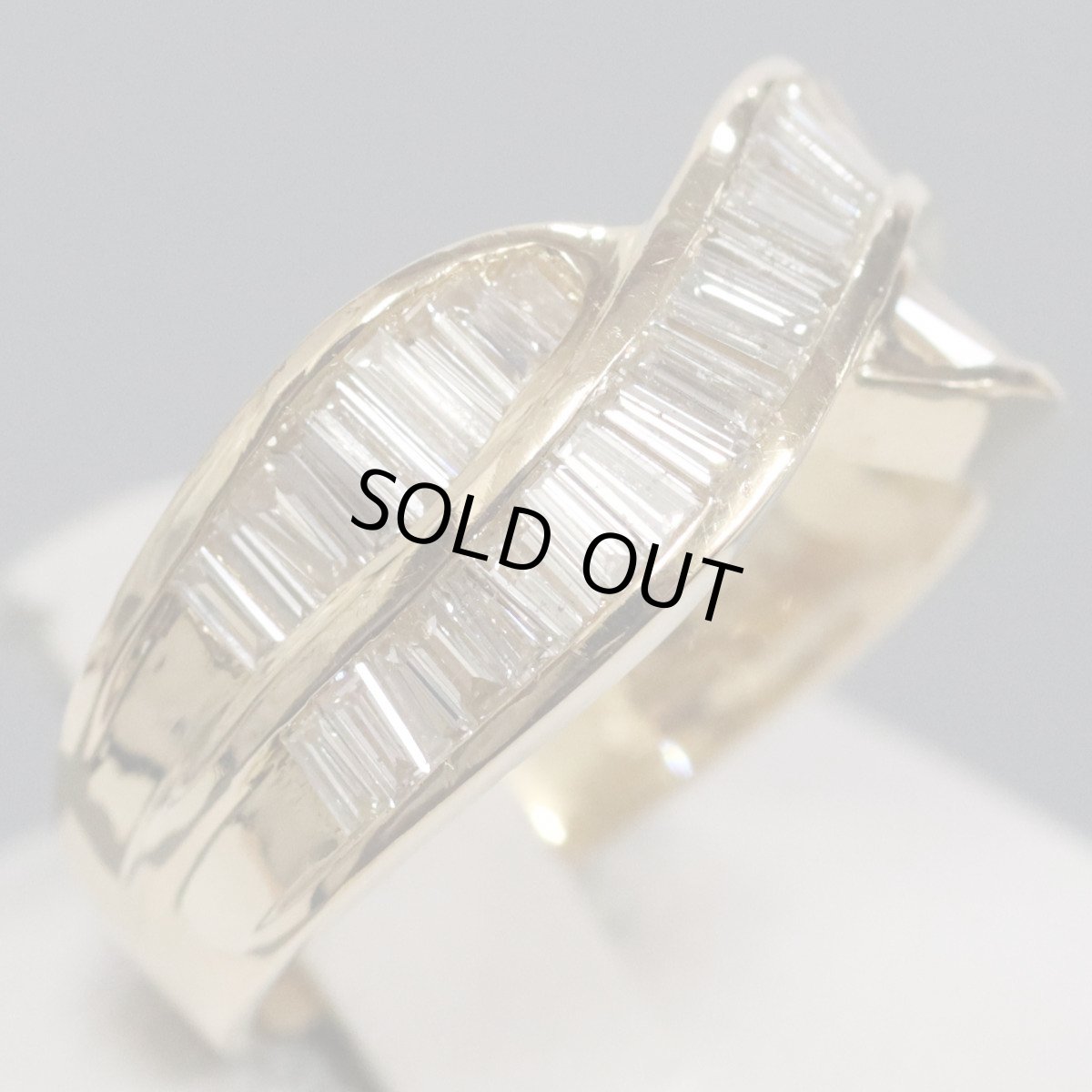 画像4: K18ダイヤモンドリング D1.00 6.2g #11 (4)