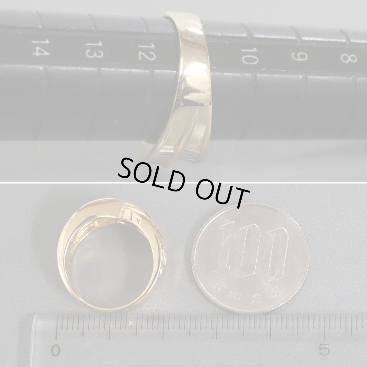 画像8: K18ダイヤモンドリング D1.00 6.2g #11 (8)