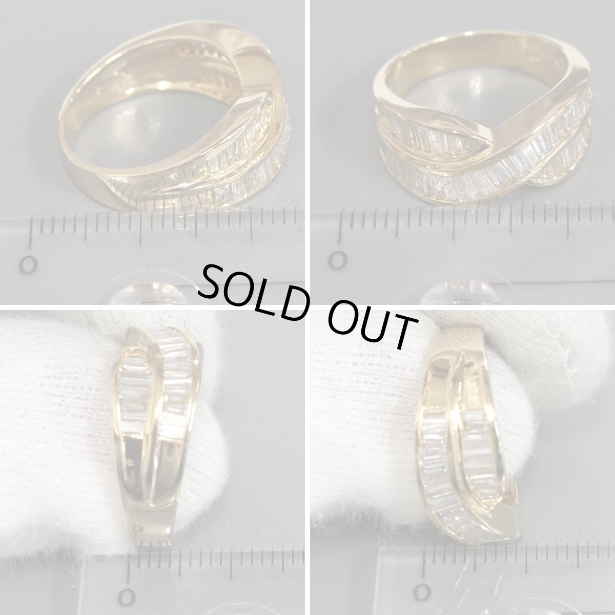 画像9: K18ダイヤモンドリング D1.00 6.2g #11 (9)