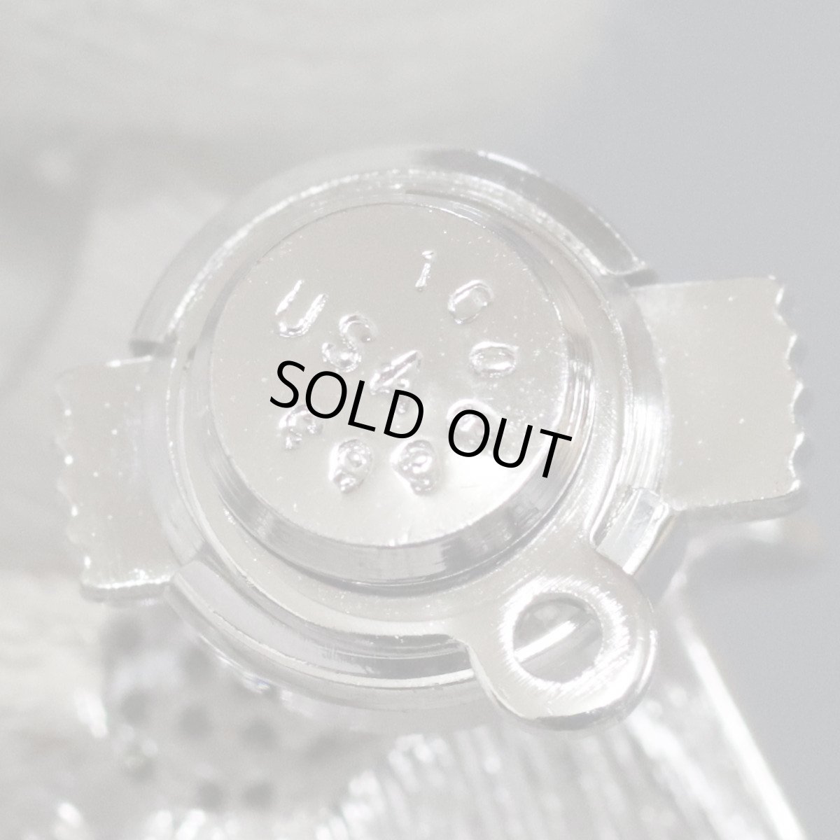 画像9: K18WGダイヤモンドピンブローチ モモンガモチーフ D0.20 4.8g (9)