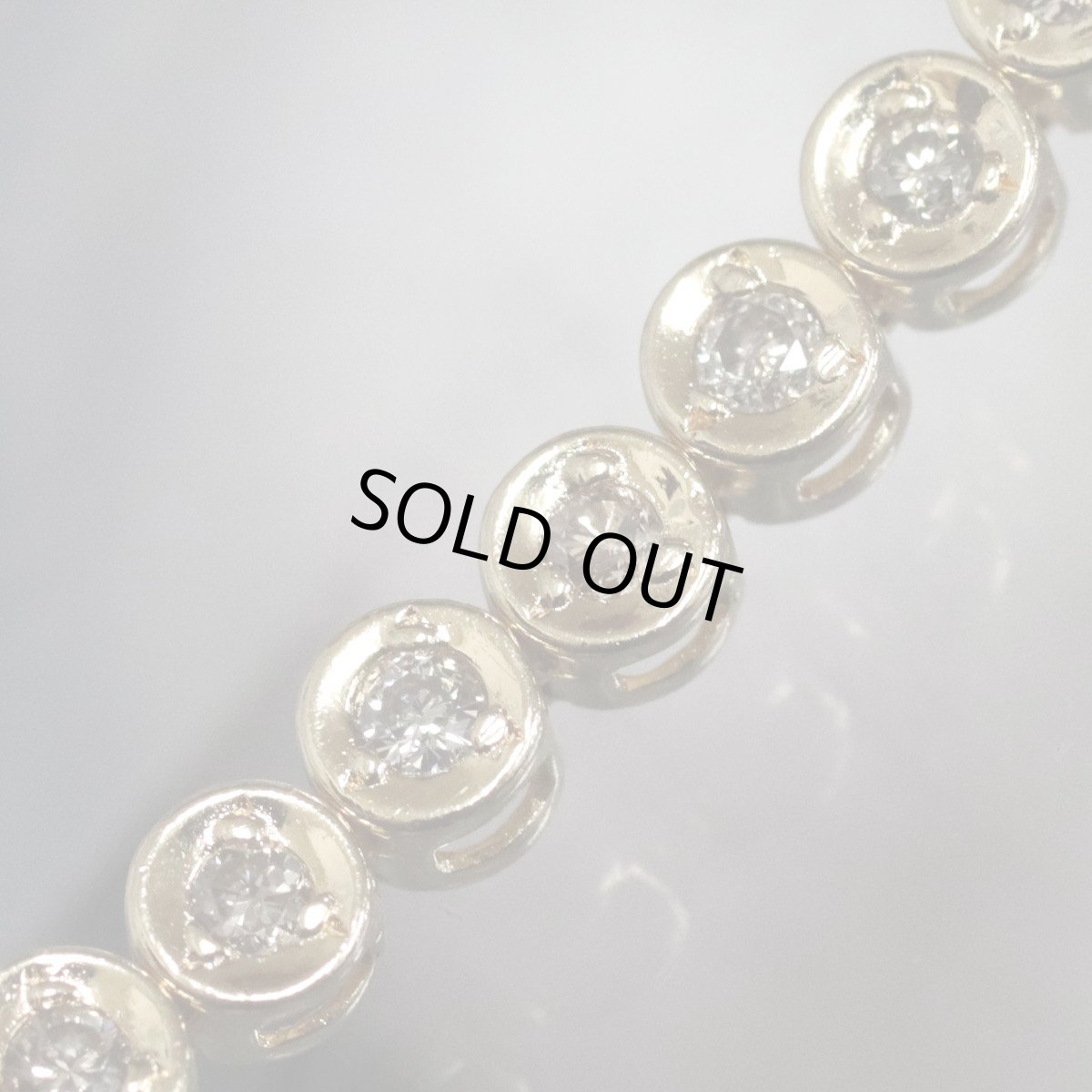 画像2: K18テニスブレスレット ブラウンダイヤモンド D1.00 7.8g (2)