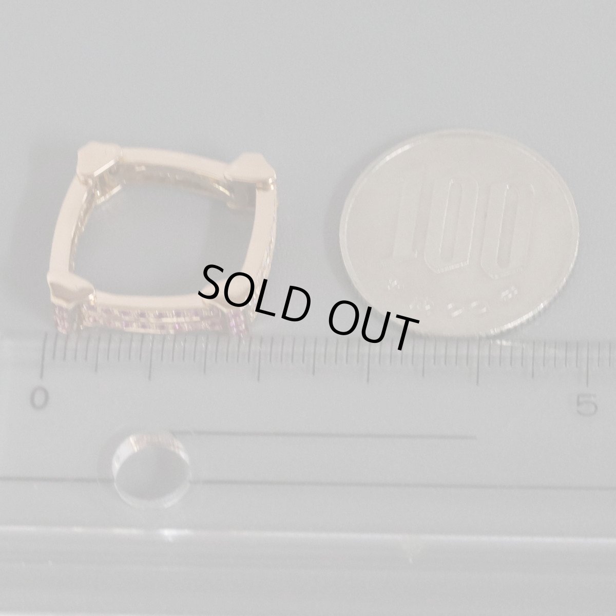 画像10: K18PGピンクサファイアダイヤモンドペンダントトップ PS0.34 D0.28 4.5g (10)