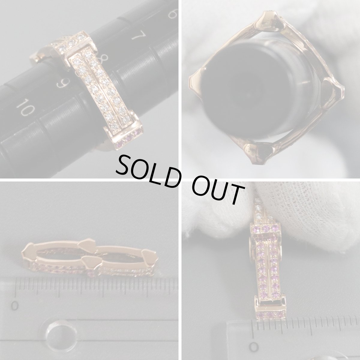 画像9: K18PGピンクサファイアダイヤモンドペンダントトップ PS0.34 D0.28 4.5g (9)