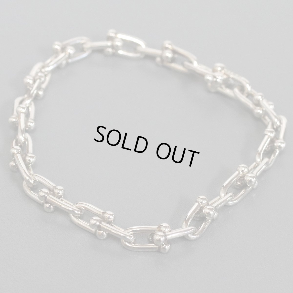 画像2: ハードウェア スモール リンク ブレスレット (2)