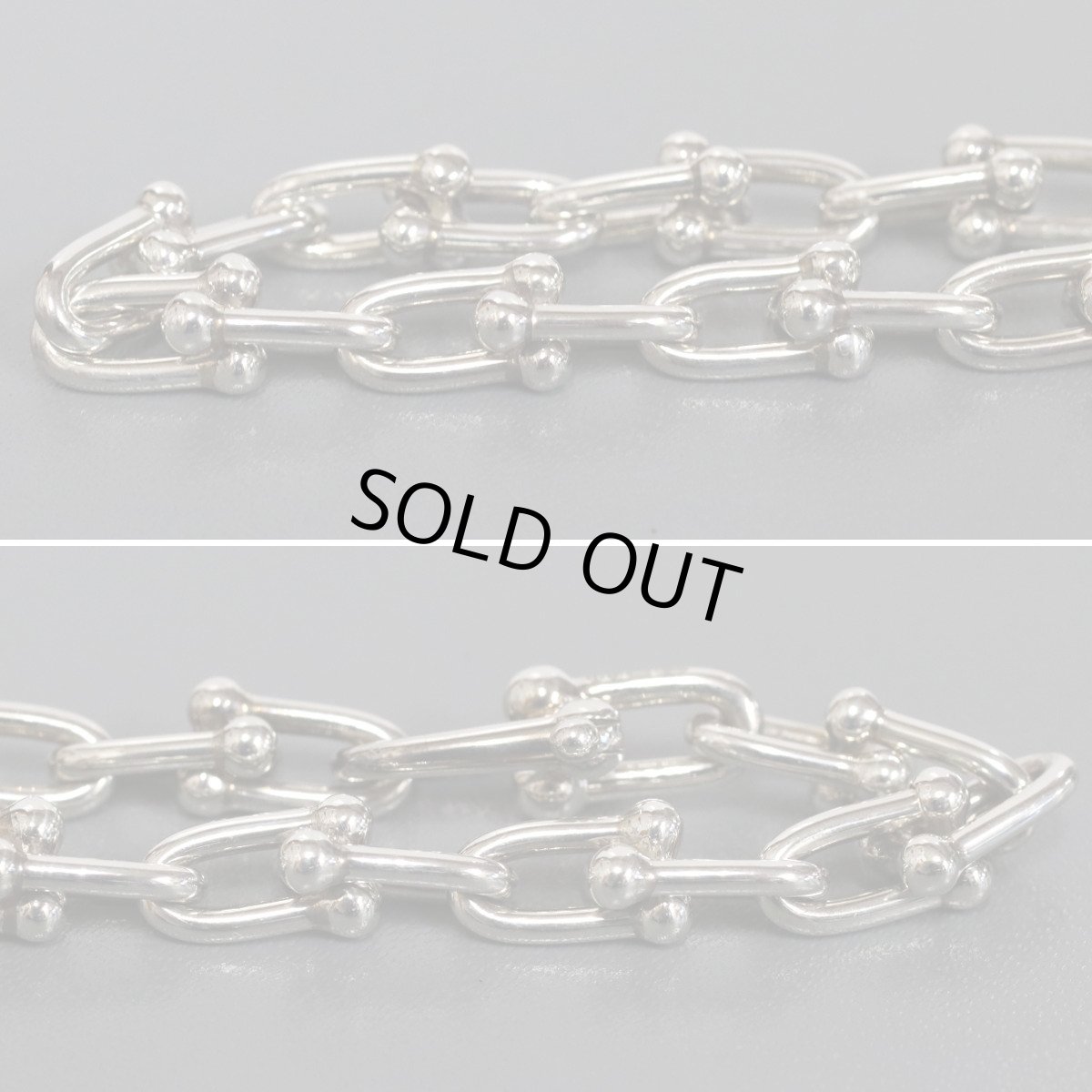 画像3: ハードウェア スモール リンク ブレスレット (3)