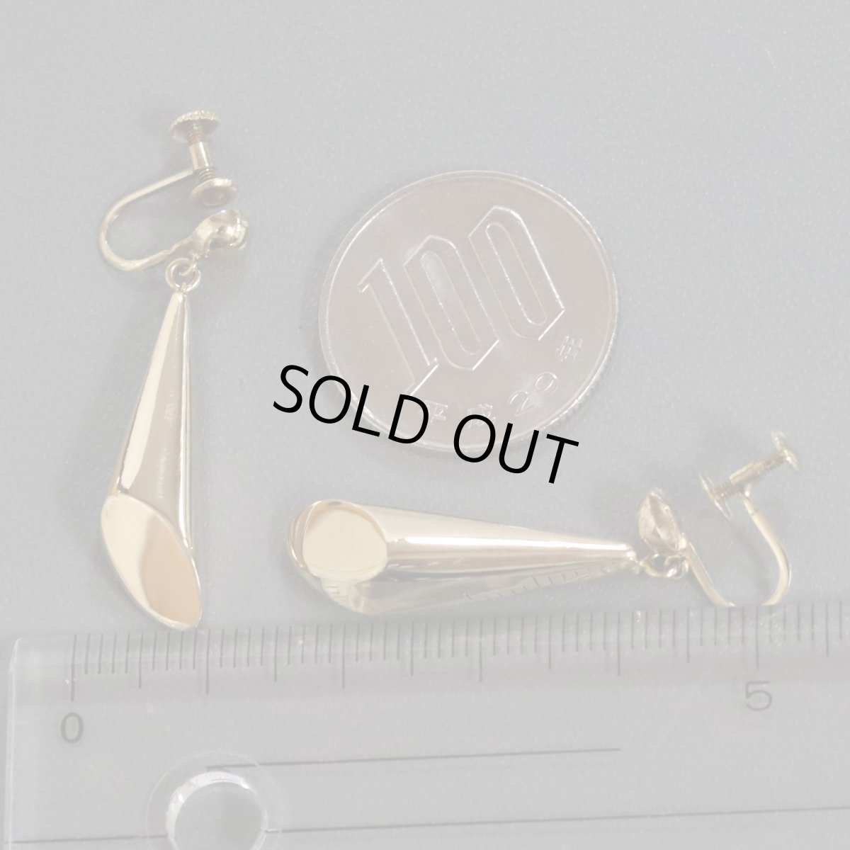 画像10: K18ファッションイヤリング 3.7g (10)