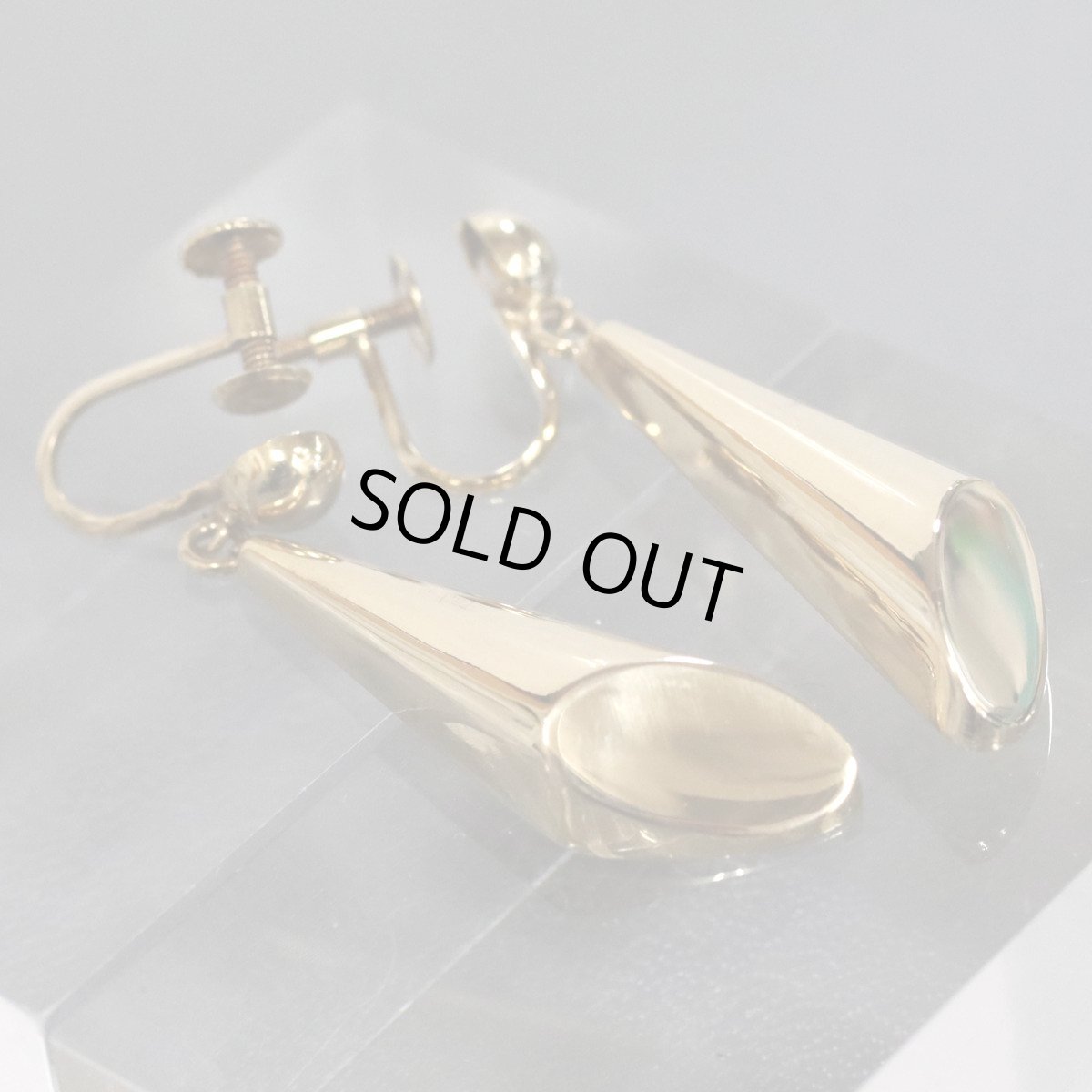 画像2: K18ファッションイヤリング 3.7g (2)