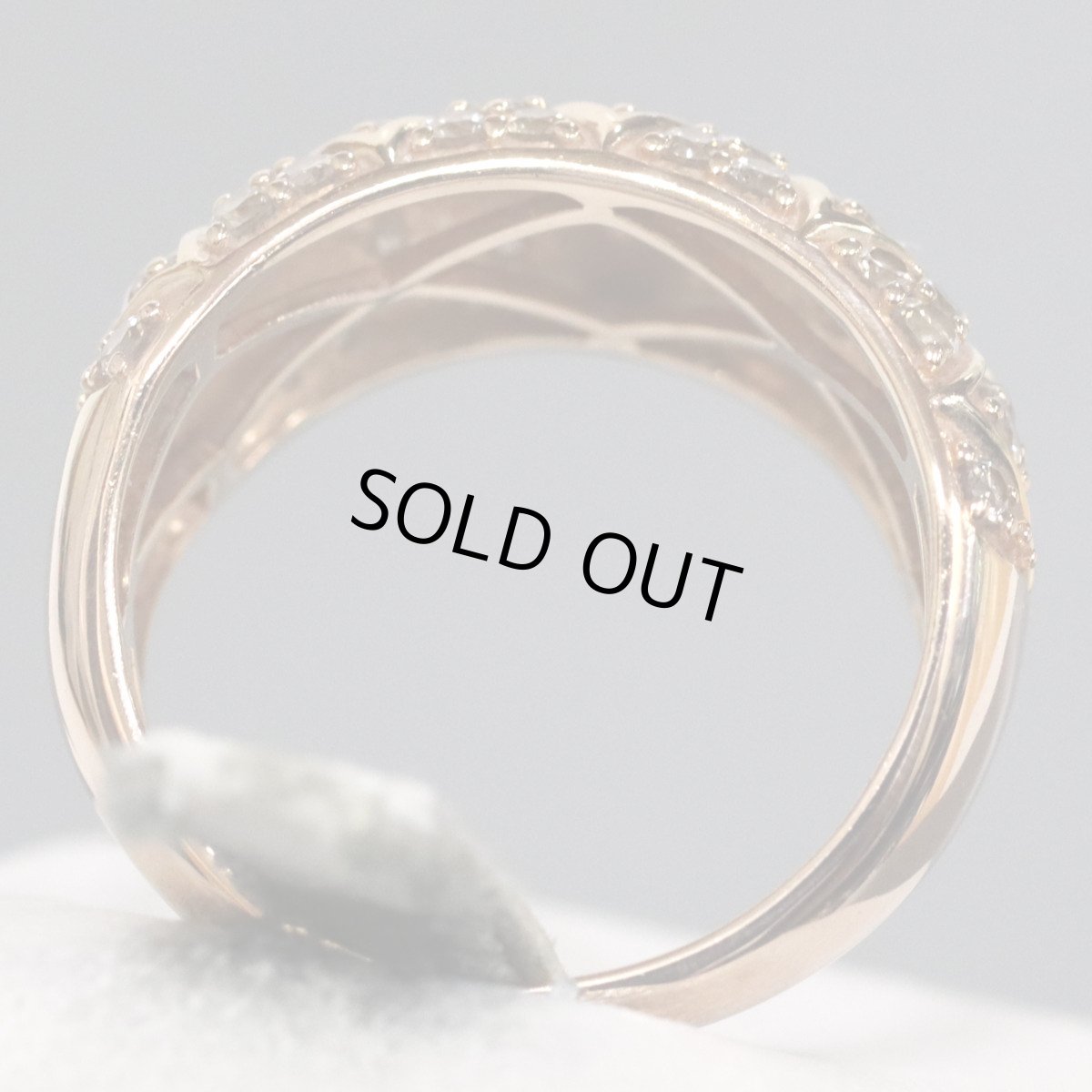 画像5: K18PGブラウンダイヤモンドリング D1.00 4.9g #11 (5)